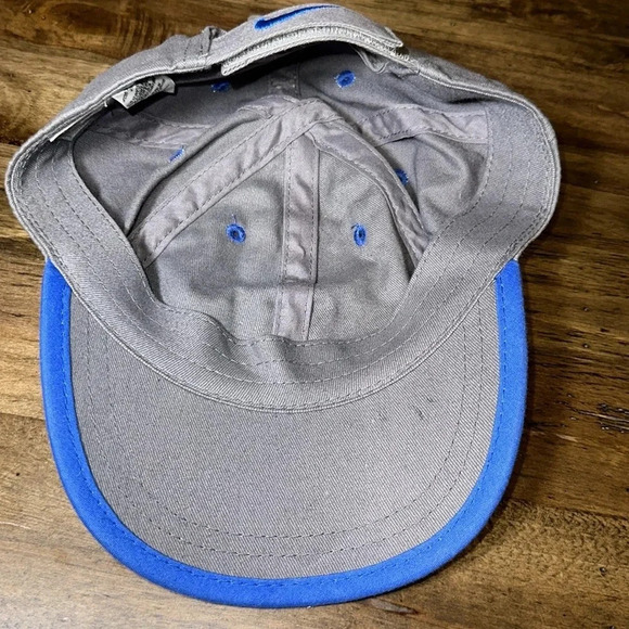 Nike Ball Cap Hat Blue Gray Accessories Velcro Kids TODDLER Adjustable - Picture 6 of 7